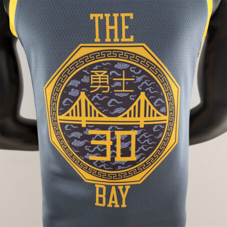 Camisa Regata NBA Golden State Warriors – Cinza – #30 Curry - 2018 - Imagem 2