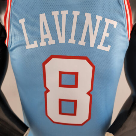Camisa Regata NBA Chicago Bulls – Azul – #8 Lavine - Imagem 7