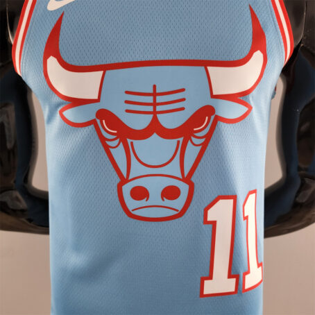 Camisa Regata NBA Chicago Bulls – Azul – #11 DeRozan - Imagem 2