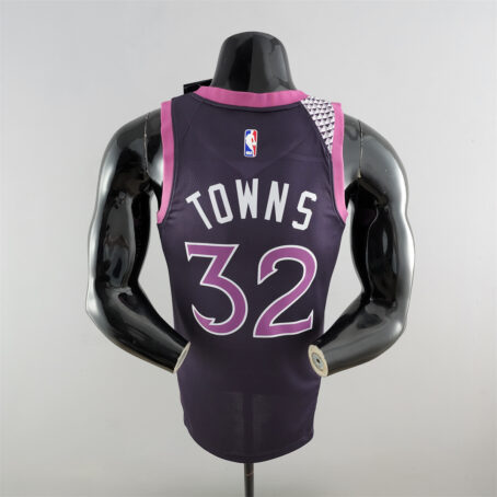 Camisa Regata NBA Minnesota Timberwolves – Roxa - #32 Towns - Imagem 8