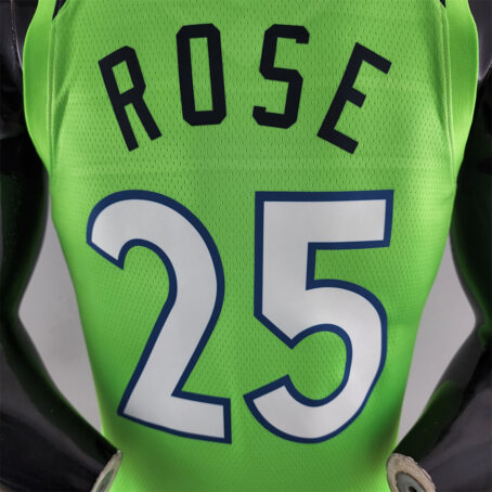 Camisa Regata NBA Minnesota Timberwolves – Verde – #25 Rose - Imagem 7