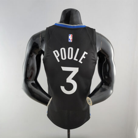 Camisa Regata NBA Golden State Warriors – Preta – #3 Poole – 2020 - Imagem 9