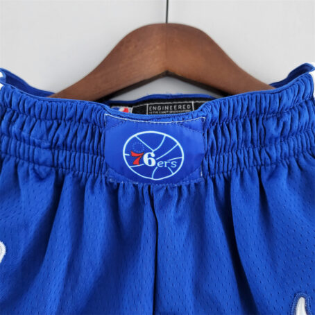 Short NBA Philadelphia 76ers - Azul/Branco - 75 anos - Imagem 2