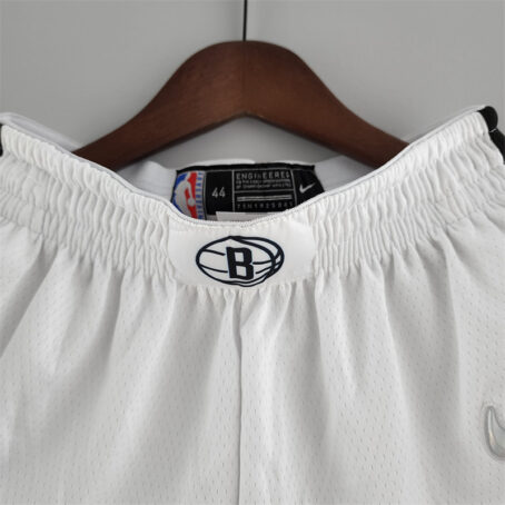 Short NBA Brooklyn Nets - Branco - 75 Anos - Imagem 2