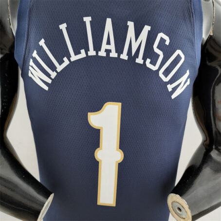 Camisa Regata NBA New Orleans Pelicans – Azul – #1 Williamson – 75 Anos - Imagem 8