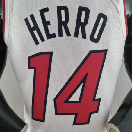 Camisa Regata NBA Miami Heat – Branca – #14 Herro – 75 Anos - Imagem 8