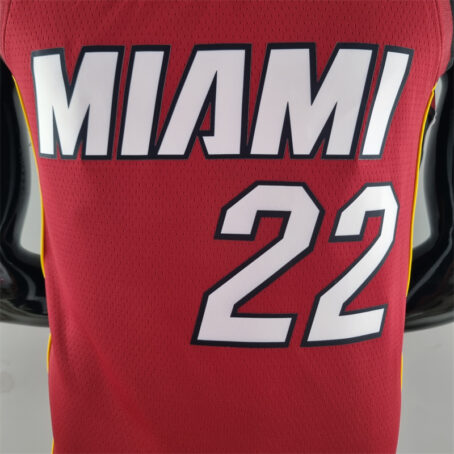 Camisa Regata NBA Miami Heat – Vermelha – #22 Butler – 75 Anos - Imagem 2