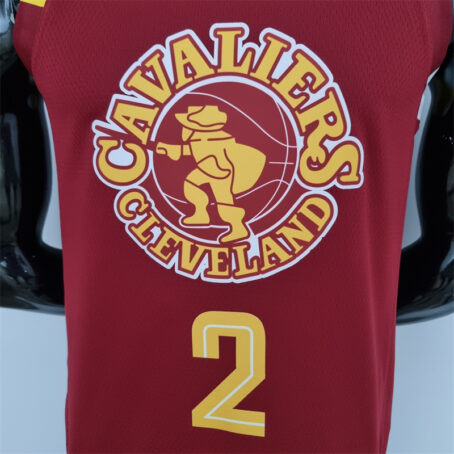 Camisa Regata NBA Cleveland Cavaliers – Vermelha – #2 Irving - 2022 - Imagem 2