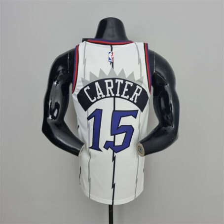 Camisa Regata NBA Toronto Raptors – Branca – #15 Carter - Imagem 9