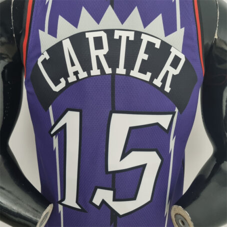 Camisa Regata NBA Toronto Raptors – Roxa – #15 Carter - Imagem 8