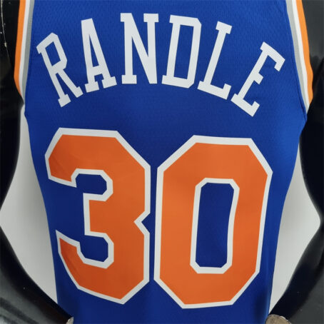 Camisa Regata NBA New York Knicks – Azul – #30 Randle – 75 Anos - Imagem 7