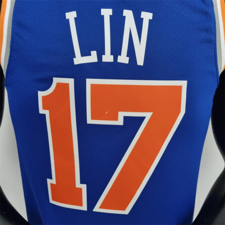 Camisa Regata NBA New York Knicks – Azul – #17 Lin – 75 Anos - Imagem 7