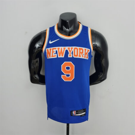 Camisa Regata NBA New York Knicks – Azul – #9 Barrett – 75 Anos