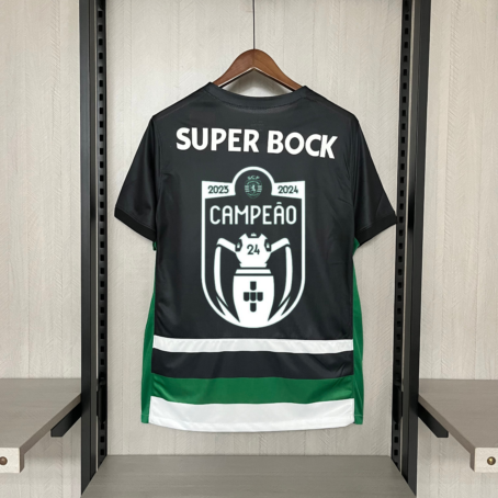 Camisa Sporting Campeão - Verde/Preto - 24/25 - Imagem 2