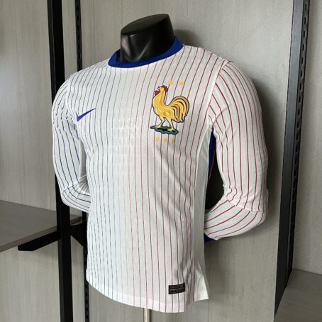 Camisa França Longa - Modelo Jogador - Branca - 24/25 - Imagem 5