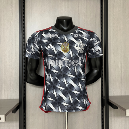 Camisa Flamengo III - Copa do Brasil - Modelo Jogador - cinza - 24/25