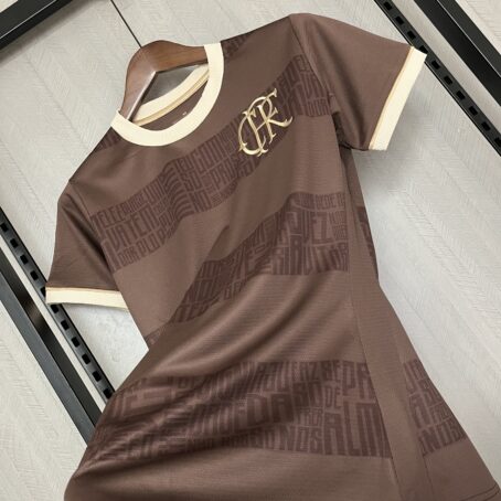 Camisa Flamengo Edição Especial - Feminina - Marrom - 24/25 - Imagem 6