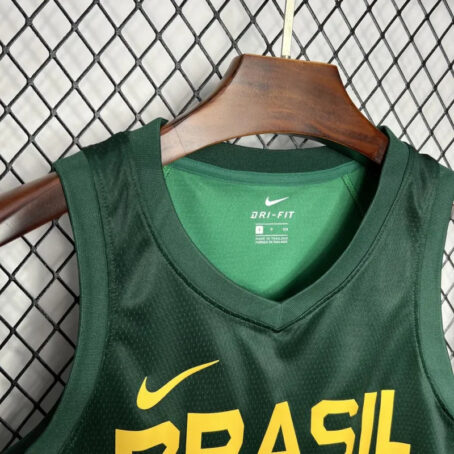 Camisa Regata NBA Brasil - Verde - #99 L.Dias - 24/25 - Imagem 4