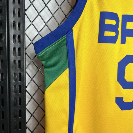 Camisa Regata NBA Brasil - Amarela - #99 L.Dias - 24/25 - Imagem 3