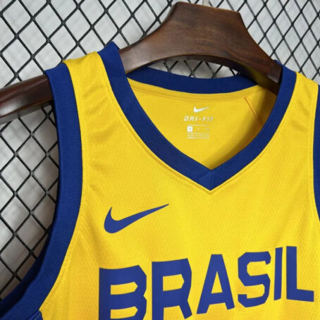 Camisa Regata NBA Brasil - Amarela - #50 Caboclo - 24/25 - Imagem 2