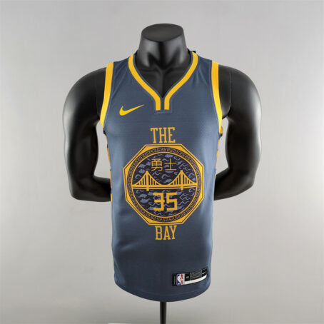 Camisa Regata NBA Golden State Warriors – Cinza – #35 Durant - 2018