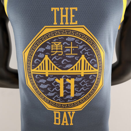Camisa Regata NBA Golden State Warriors – Cinza – #11 Hompson - 2018 - Imagem 2