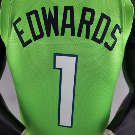 Camisa Regata NBA Minnesota Timberwolves – Verde – #1 Edwards - Imagem 7