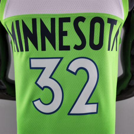 Camisa Regata NBA Minnesota Timberwolves – Verde – #32 Towns - Imagem 2