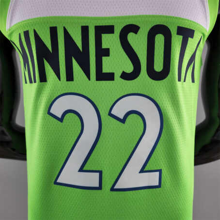 Camisa Regata NBA Minnesota Timberwolves – Verde – #22 Wiggins - Imagem 2