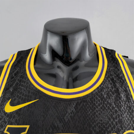 Camisa Regata NBA Los Angeles Lakers – Preta – #95 Toscano - Imagem 3