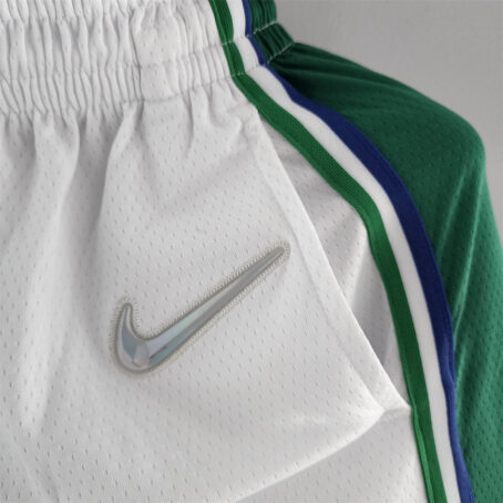 Short NBA Dallas Mavericks - Branco/Verde - Imagem 3