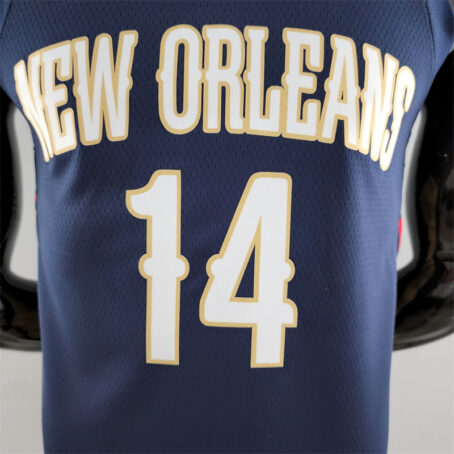 Camisa Regata NBA New Orleans Pelicans – Azul – #14 Ingram – 75 Anos - Imagem 2