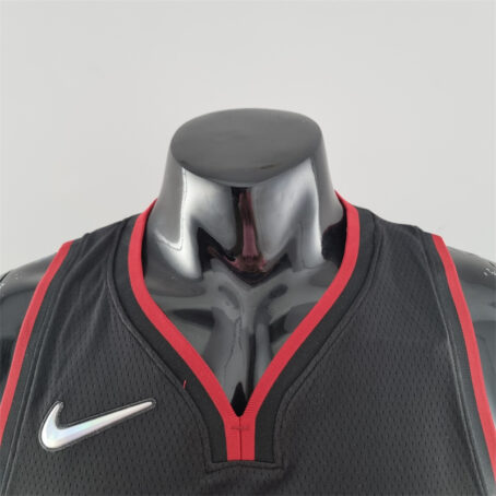 Camisa Regata NBA Miami Heat – Preta – #13 Adebayo – 75 Anos - Imagem 3