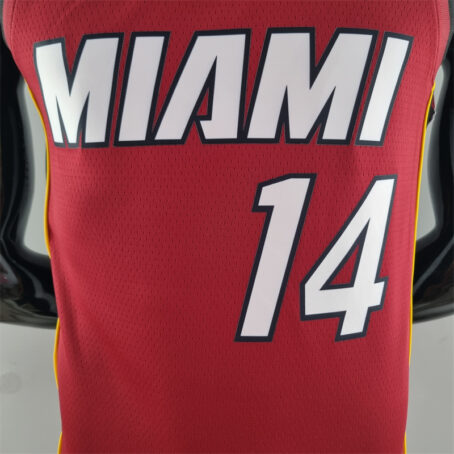 Camisa Regata NBA Miami Heat – Vermelha – #14 Herro – 75 Anos - Imagem 2