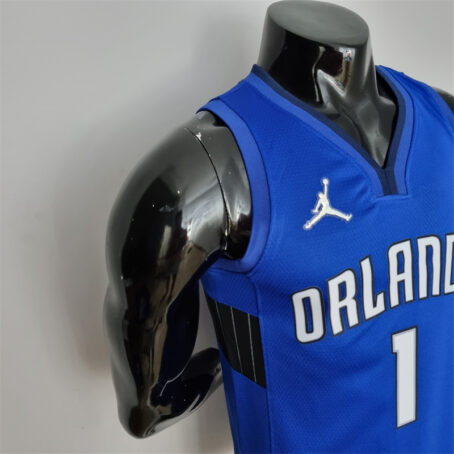 Camisa Regata NBA Orlando Magic – Azul – #1 McGrady - 75 Anos - Imagem 5