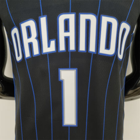 Camisa Regata NBA Orlando Magic – Preta – #1 McGrady - 75 Anos - Imagem 2