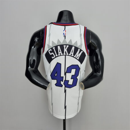 Camisa Regata NBA Toronto Raptors – Branca – #43 Siakam - Imagem 9