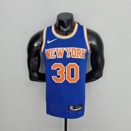 Camisa Regata NBA New York Knicks – Azul – #30 Randle – 75 Anos