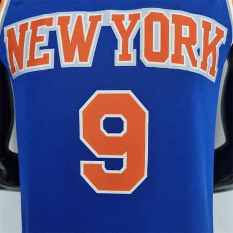 Camisa Regata NBA New York Knicks – Azul – #9 Barrett – 75 Anos - Imagem 2