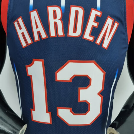 Camisa Regata NBA Houston Rockets – Azul – #13 Harden – 2022 - Imagem 7