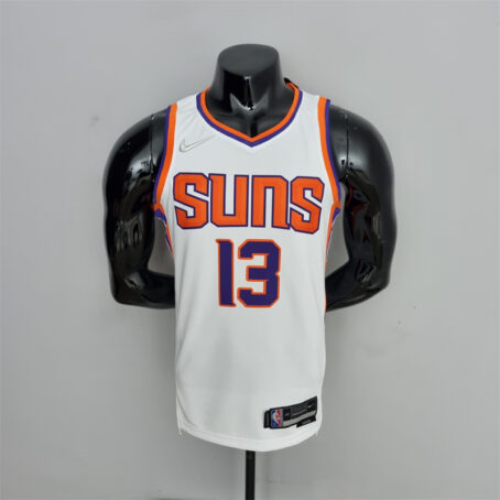 Camisa Regata NBA Phoenix Suns – Branca – #13 Nash – 75 Anos