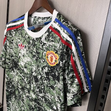 Camisa Manchester United - Verde Pre Jogo - 24/25 - Imagem 7