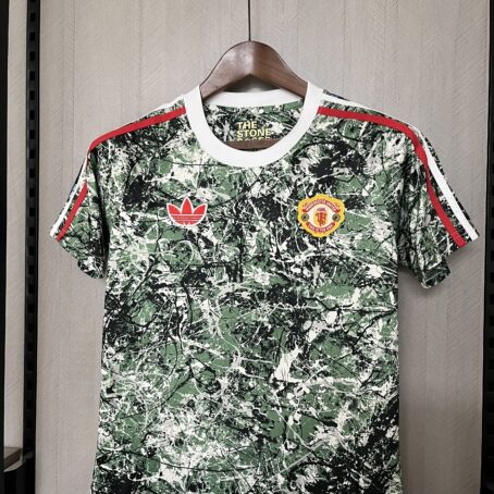 Camisa Manchester United - Infantil - Verde Pre Jogo - 24/25 - Imagem 6