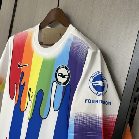 Camisa Brighton - Branca Pre Jogo - 24/25 - Imagem 7