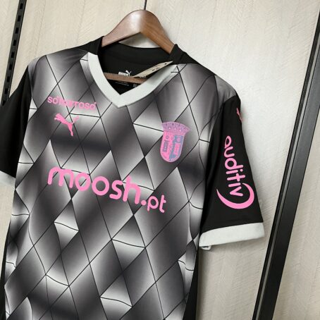 Camisa Braga - Preta/Cinza - 24/25 - Imagem 5