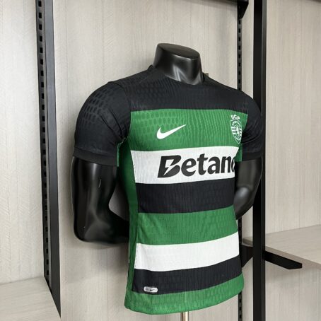 Camisa Sporting - Modelo Jogador - Verde/Preto - 24/25 - Imagem 6
