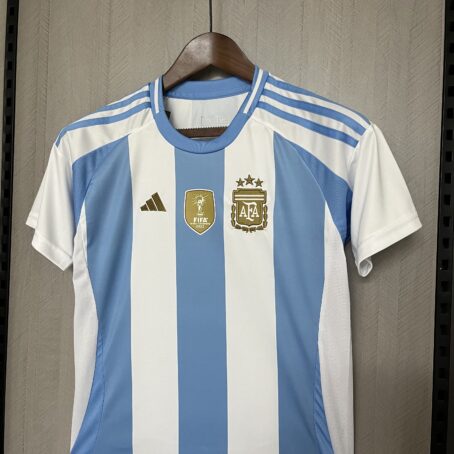 Camisa Argentina - Infantil - Azul/Branca - 24/25 - Imagem 6