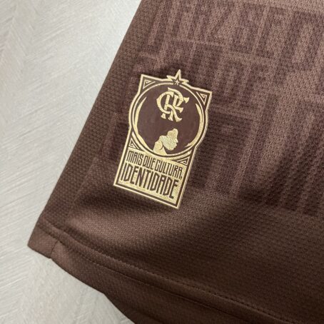 Camisa Flamengo Edição Especial - Feminina - Marrom - 24/25 - Imagem 5