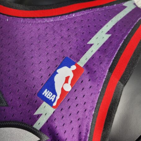 Camisa Regata NBA Toronto Raptors - Roxa - #15 Carter - Imagem 4