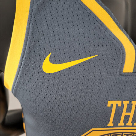 Camisa Regata NBA Golden State Warriors – Cinza – #3 Poole - 2018 - Imagem 4